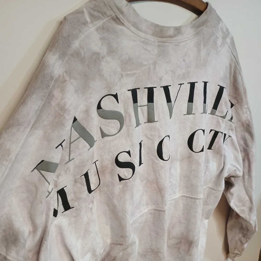 Spirit‎ Jersey Men's XLARGE Nashville Music City Shirt Oversize Long Sleeve Y2K - Picture 2 of 8